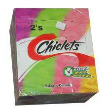 CHICLETTES 2 PASTILLAS ASSORTIES