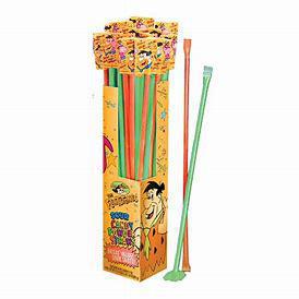 The Flintstones Candy Powder Straws