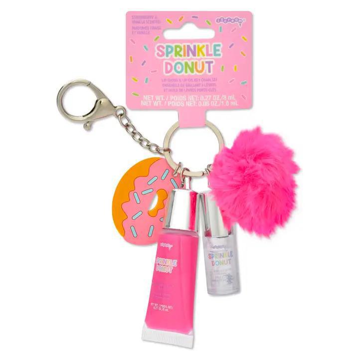 Donut Lip Balm Keychain