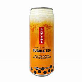 Pocas Bubble Tea with Tapioca Pearls Thai Tea