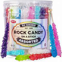 Rock Candy on a Stick