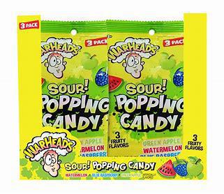 Warheads Sour Popping Candy