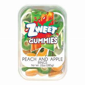 Zweet Peach and Apple Gummies