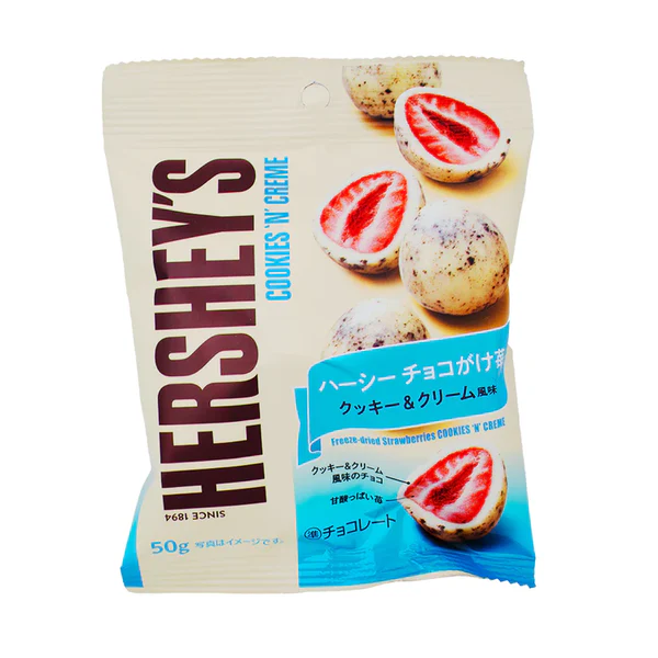 Hershey's Freeze Dried Cookies & Cream Covered Strawberry