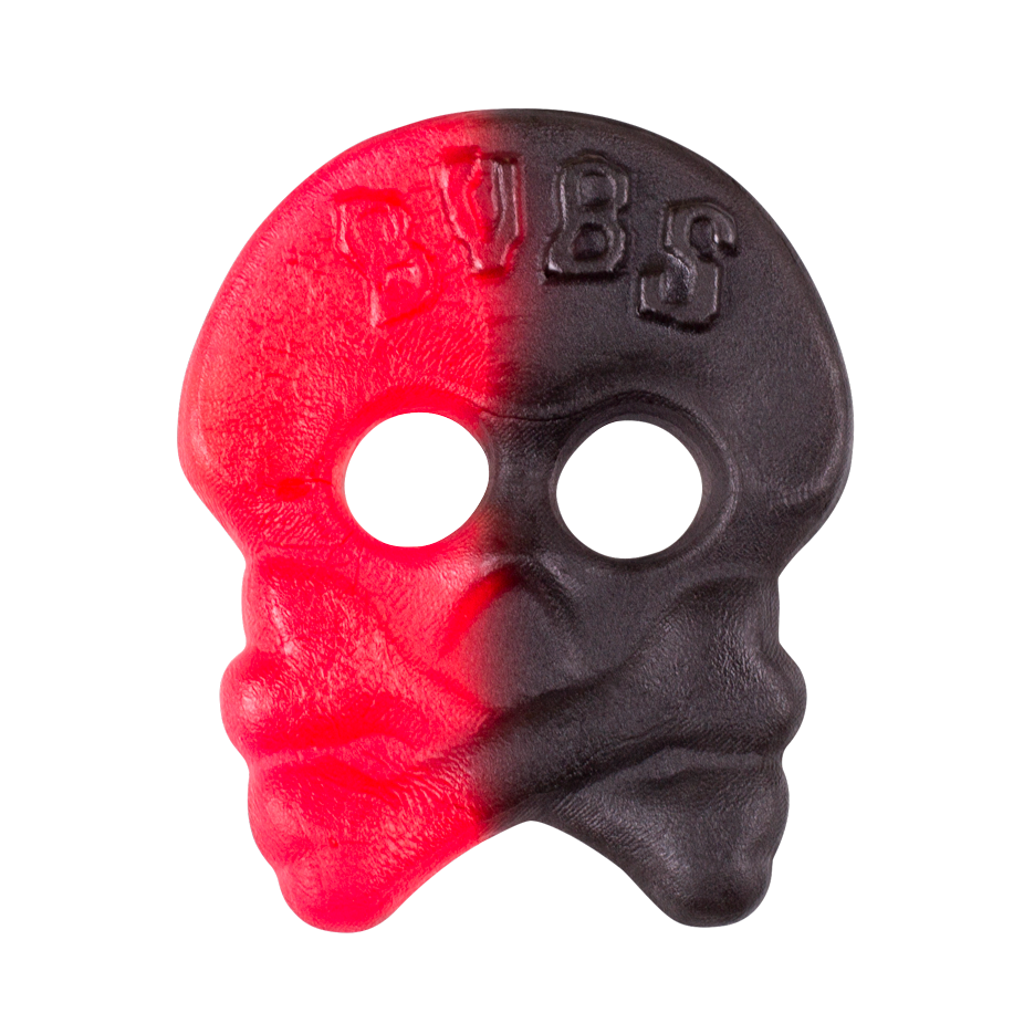 Raspberry Licorice Skulls BUBS