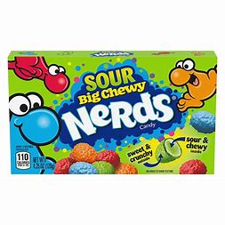 Boîte de théâtre Nerds Big Chewy Sour