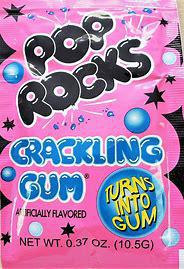 Chewing-gum crépitant Pop Rocks