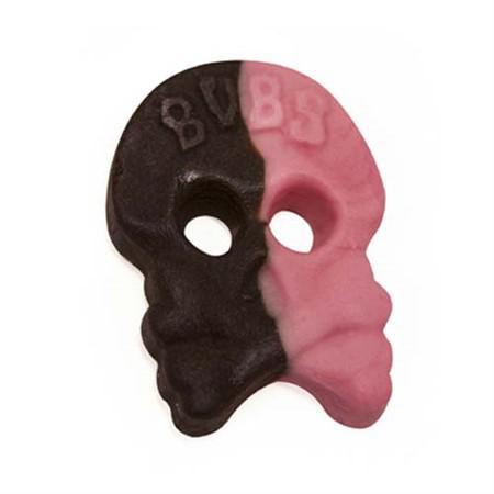 Raspberry Licorice Foam Skulls BUBS